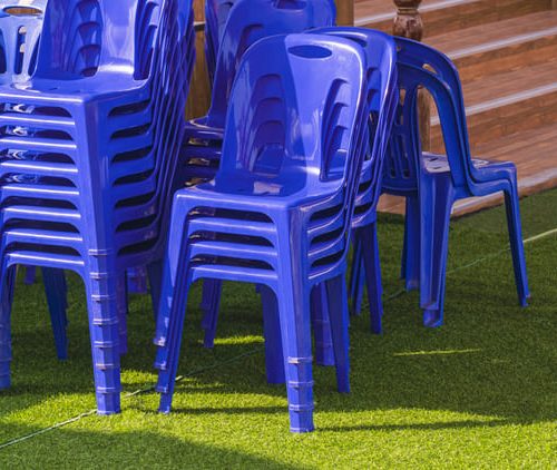Mesas de plástico Sanchia: perfectas para cualquier espacio en Guatemala